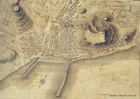 Plano del Muelle de la ciudad de Alicante. Manuel Mirallas, 1994. Museo Naval. Madrid.